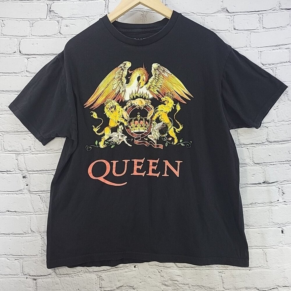 Queen‎ Band Tour T-Shirt 2019 Men's L Black Graphic Tee